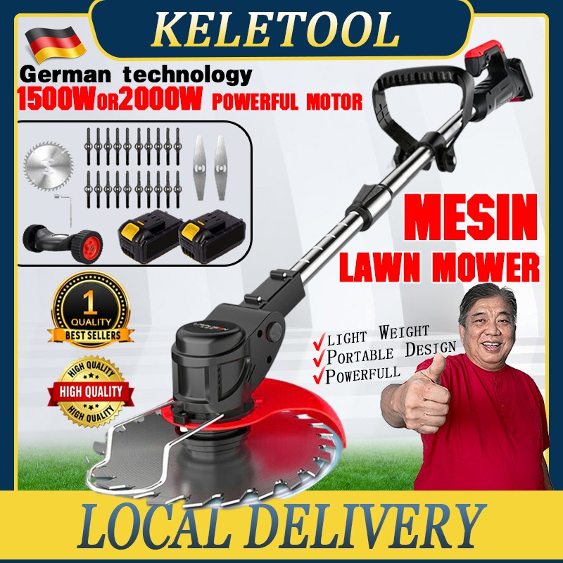 KELETOOL 588VF mesin potong rumput Lawn Mower grass cutter machine gardening tools and equipment grass cutter trimmer