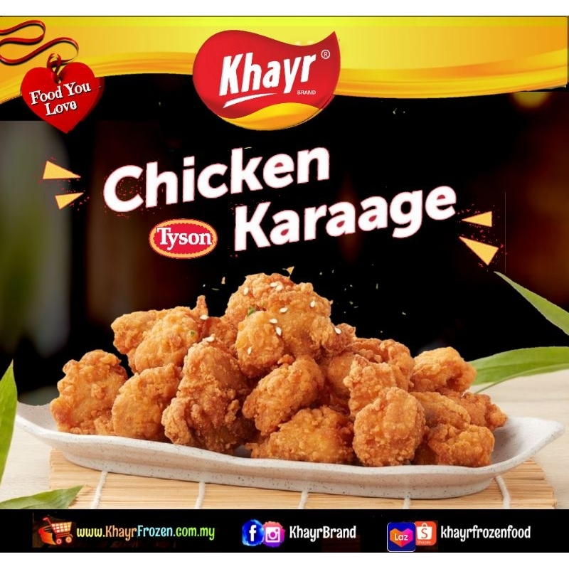 [Khayr Frozen] Tyson Chicken Karagee Review by Khairulameng | Viral Halal Frozen Food | Distribute by Muslim Supplier