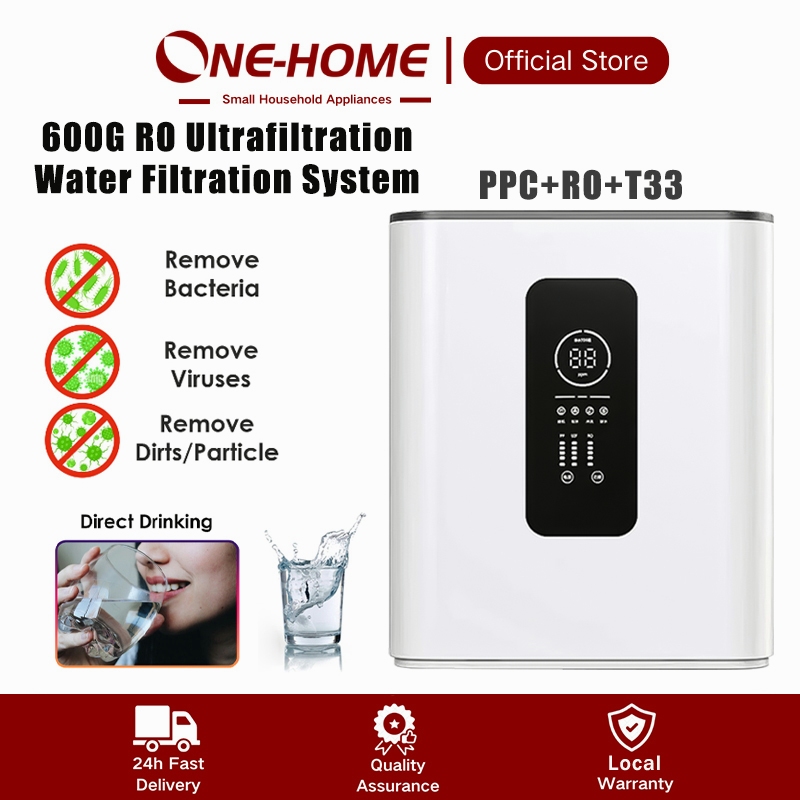 ONEHOME Water Purifier 600G Pure Water Machine RO Filter System Drinking Water Purifier Kitchen Tap Water Purifier 滤水器