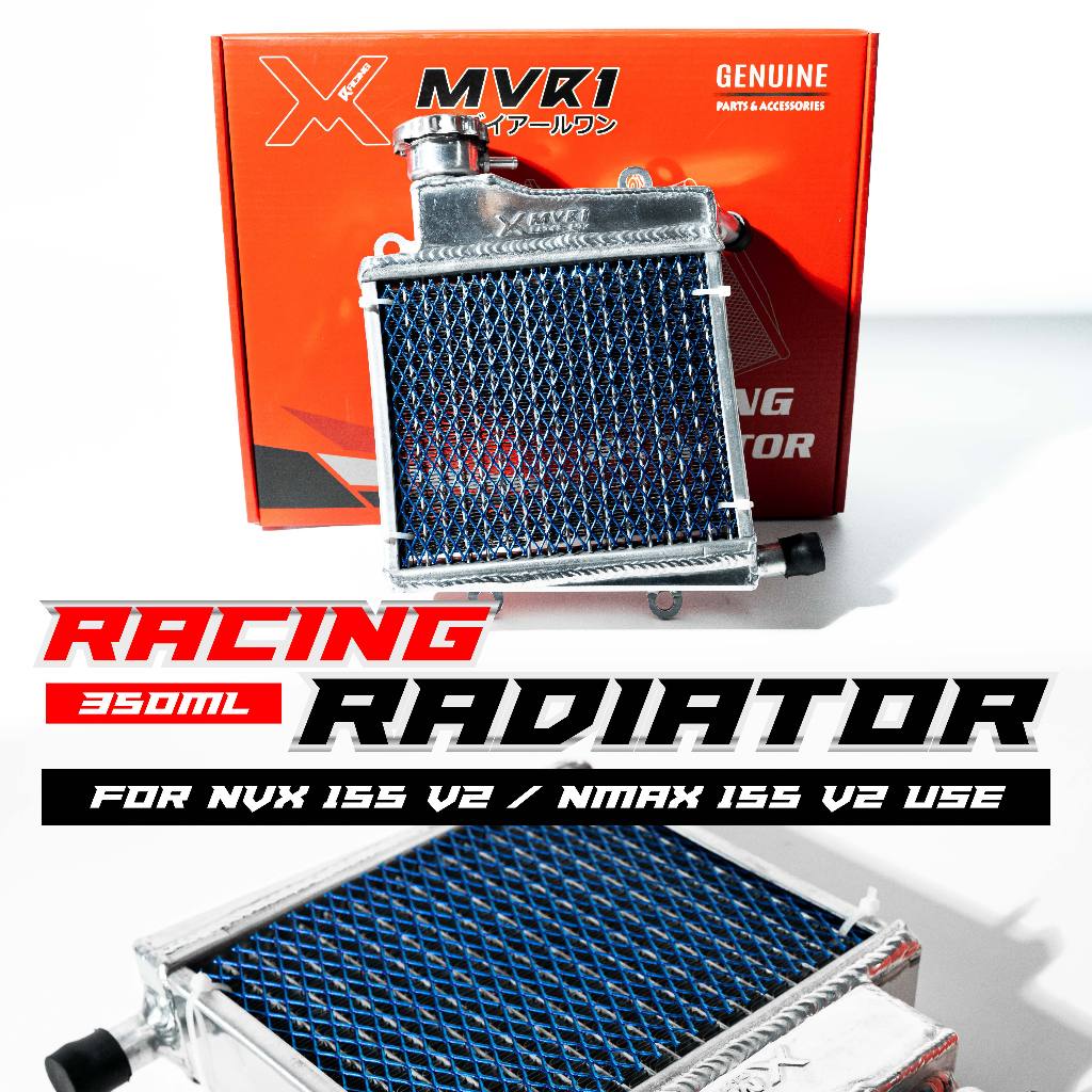 Racing Radiator ( 350ML ) MVR1 For NVX V2 , NMAX 155 V2 USE