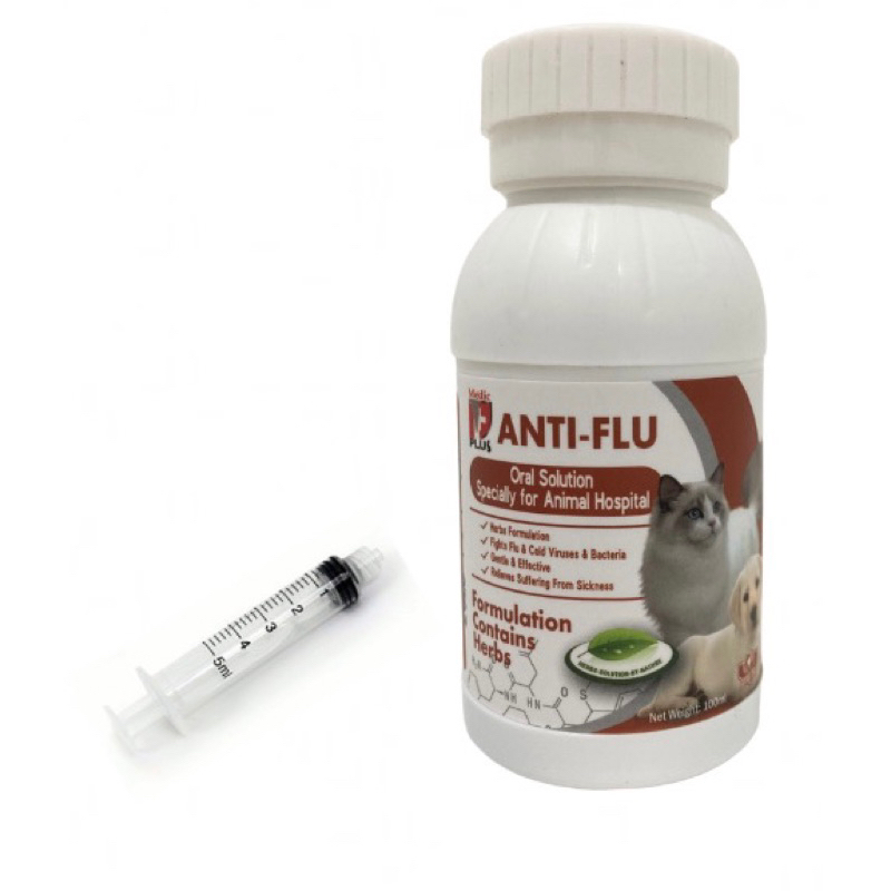 Medic Plus Anti Flu for cat 100ml Ubat Selsema Kucing Jenis Cecair