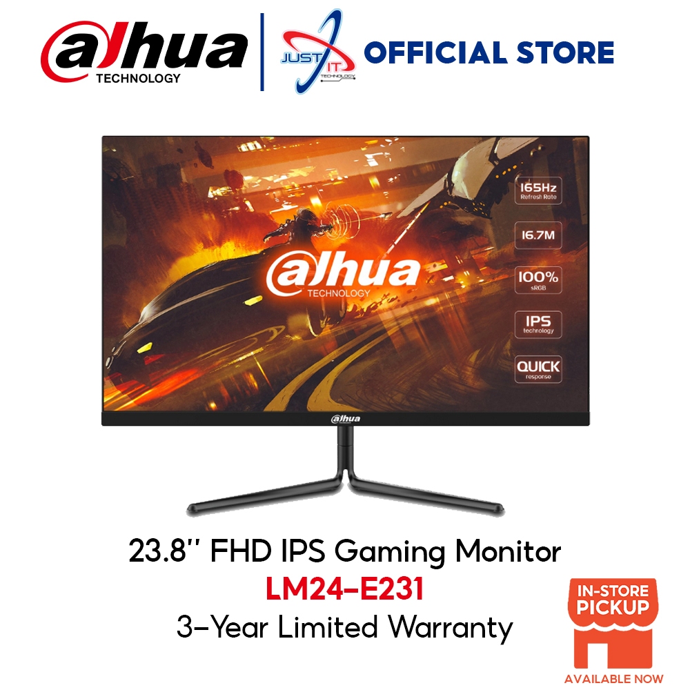 DAHUA LM24-E231 23.8’’ GAMING MONITOR ( 23.8" IPS FHD / 1ms / 165Hz / Adaptive sync / HD MI + DP)