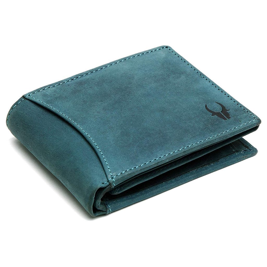 WildHorn RFID Protected Men's Wallet(Genuine Leather - Wallet for men) - BLUE/BLUE HUNTER/BROWN/BLACK/GREEN/BROWN HUNTE