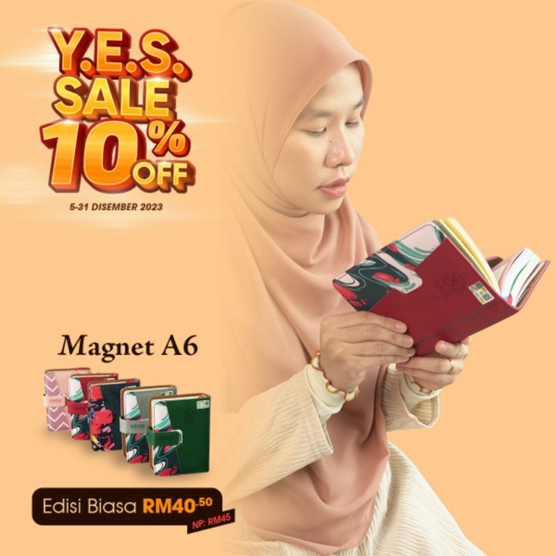 Sale AlQuran Tagging Magnet A6 Free Gift Hadiah Terjemahan Arab - Malay Translation Tajwid Waqaf