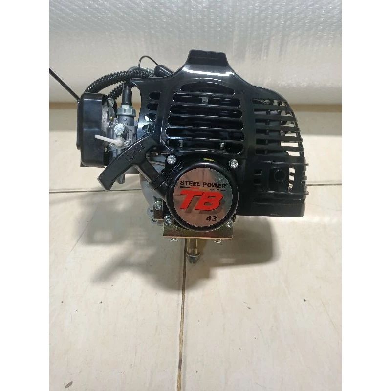 (Ready Stock) Steel Power 43CC Brush Cutter Engine TB43 Only (BLOCK CERAMIC) / TB43 Enjin Sahaja TAHAN PANAS TAHAN LASAK