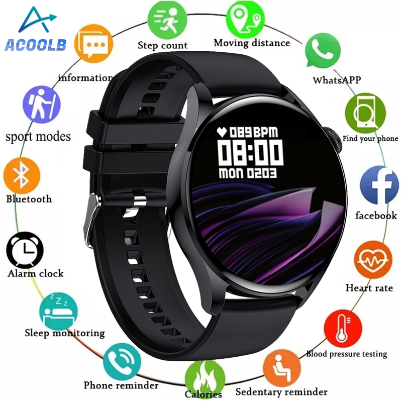 2024 Men Smart Watch GT5 Pro Heart Rate Monitor Sports Waterproof Men's Watches Answer Dial Call Smartwatch Heart rate