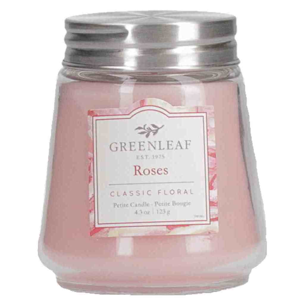 GREENLEAF Petite Candle 125g-Orange & Honey/Peony Bloom/Roses/Dahlia & White Musk