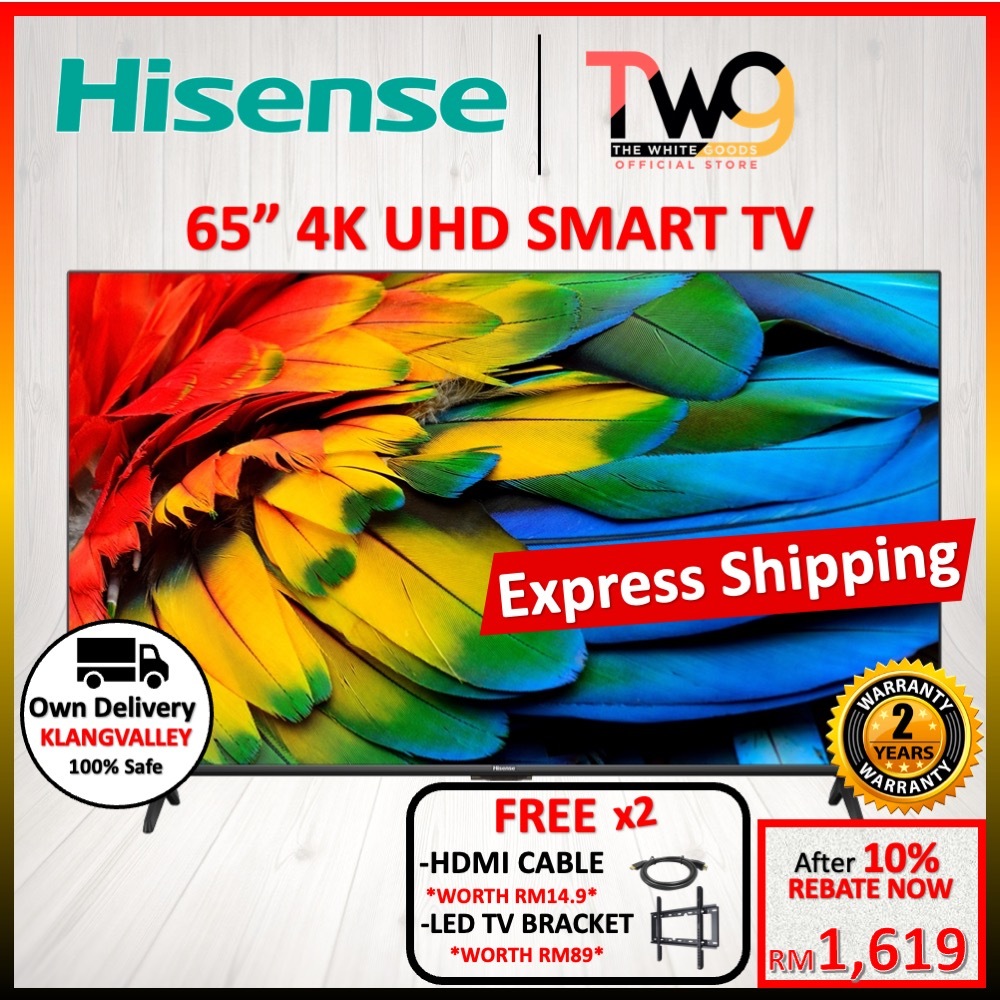 [FREE DELIVERY + GIFT] Hisense ( 43" / 50" / 55" 58" 65" ) 4K Smart UHD LED TV 43E6K 50E6K 55E6K 58E6K 65E6K