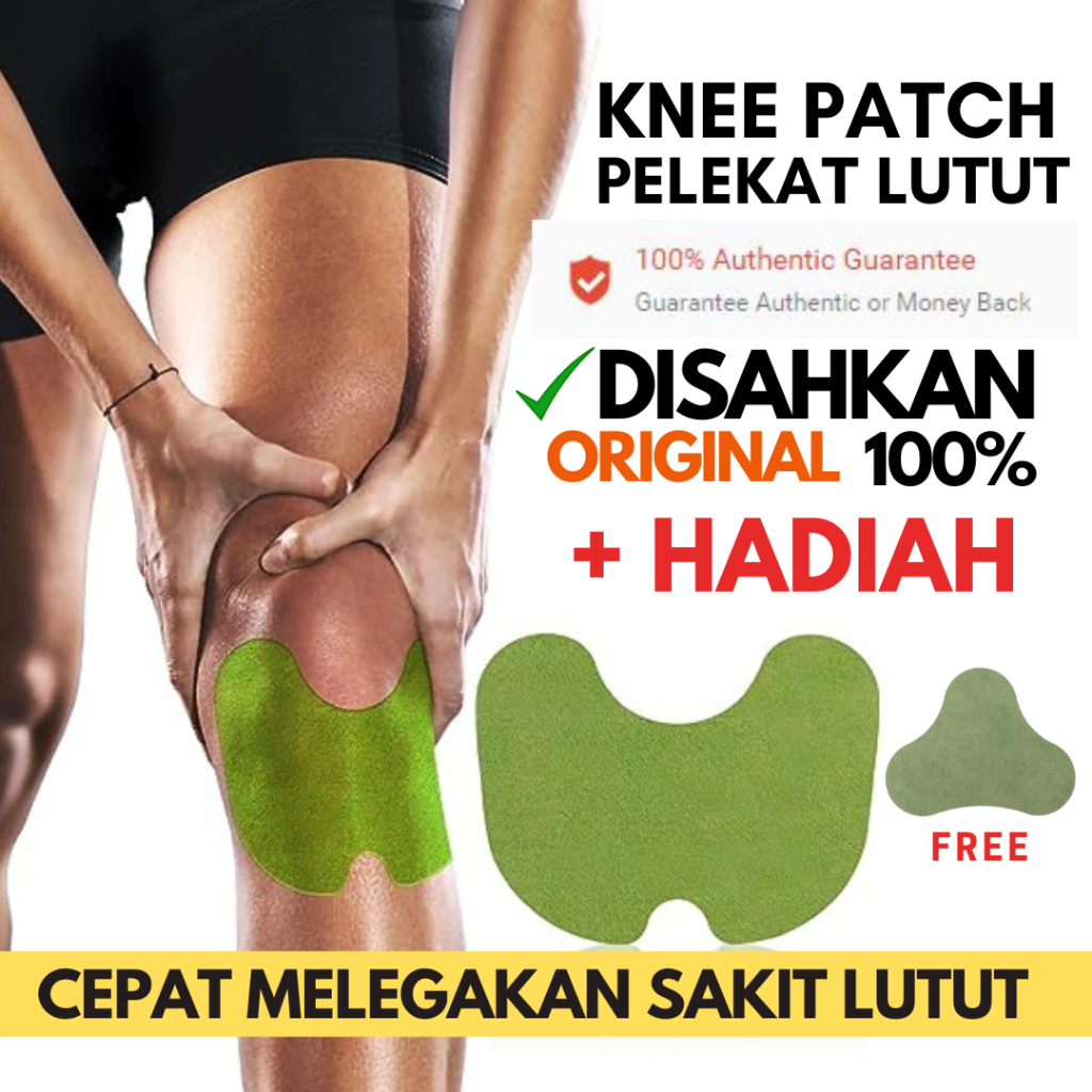 Knee Patch Koyok Sakit Lutut Pain Relief / Knee Joint Pain / Plaster Wormwood Extract Sticker For Knee Arthritis