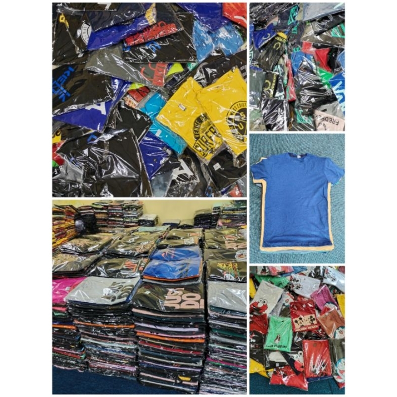 T-Shirt Harga Borong (S-6XL) 100% cotton Ready Stock In Malaysia