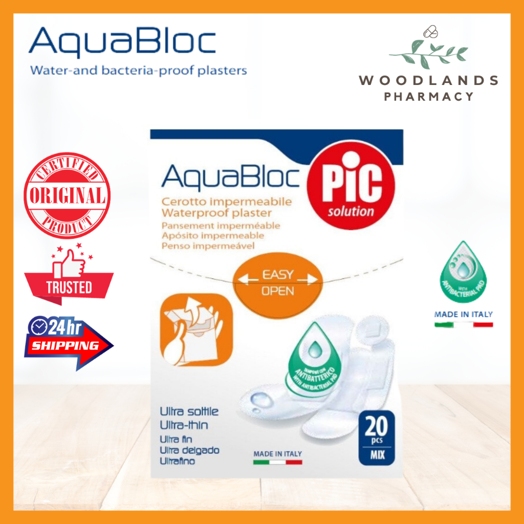 PIC AQUABLOC WATER- & BACTERIA-PROOF PLASTER MIX 20'S