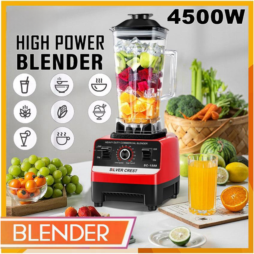 2 in 1 Multifunctional Hi Performance Power Blender 6 Blade Juicer High Horsepower Crusher