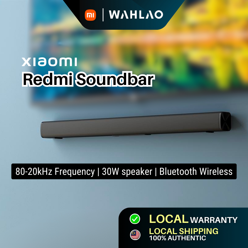 Xiaomi Redmi TV SoundBar Speaker 30W Home Theater Wall Mount Smart Stereo Device Wireless Bluetooth Speaker - Black