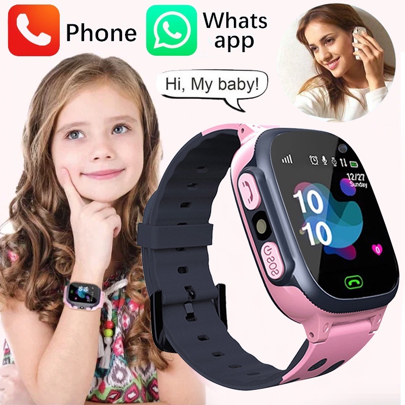 Q20 Kids Smart Watch Accurate Location Position Camera Tracker SOS/LBS Anti-Lost Children Touch Scree