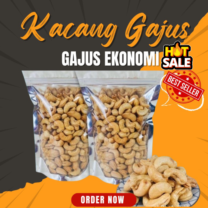 KACANG GAJUS GORENG cashew nut gajus goreng 1kg nuts sedap