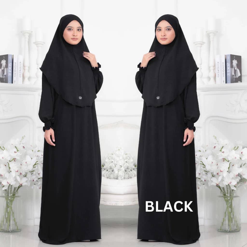 DRESS MADINAH PERCUMA TUDUNG KHIMAR reday stock