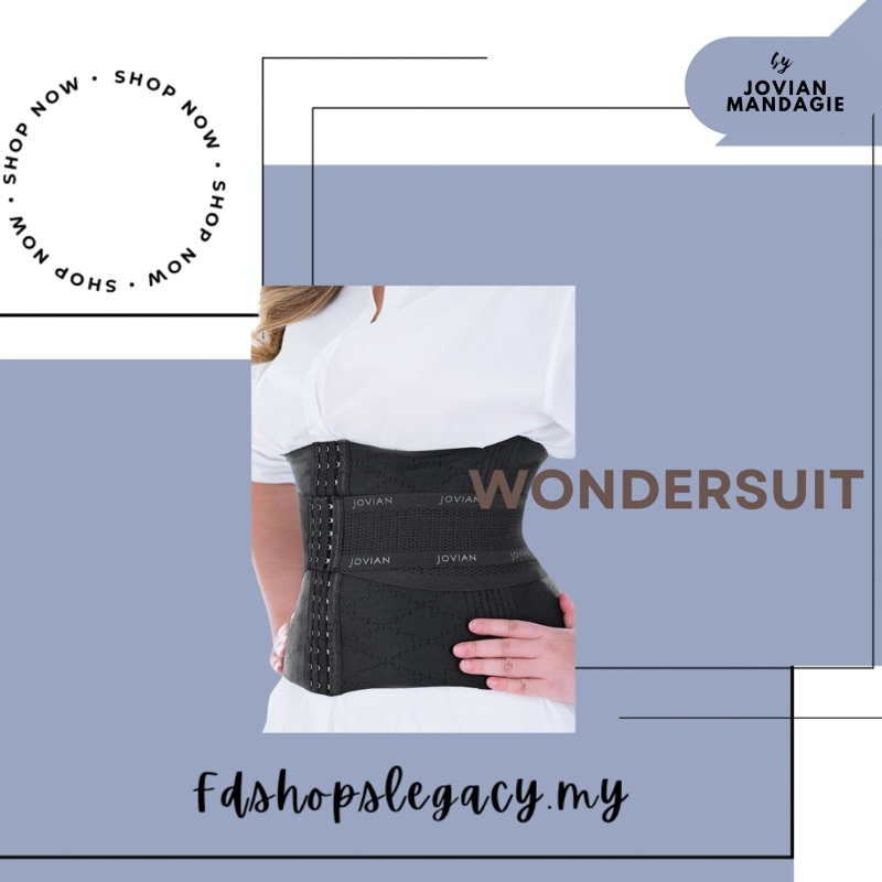 CLEARANCE STOCK WONDER SUIT BY JOVIAN BENGKUNG WAIST TRAINER SLIMMING CORSET KORSET BENGKUNG BERSALIN MODEN