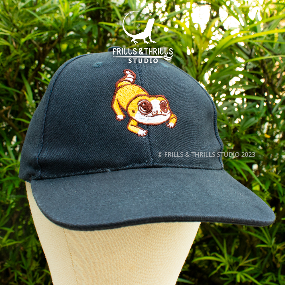 ‼️READY STOCK‼️ | Cap | Leopard Gecko | Fashion Summer Stylish Casual Fishing Reptile Lizard Dragon Cartoon Animal Hat