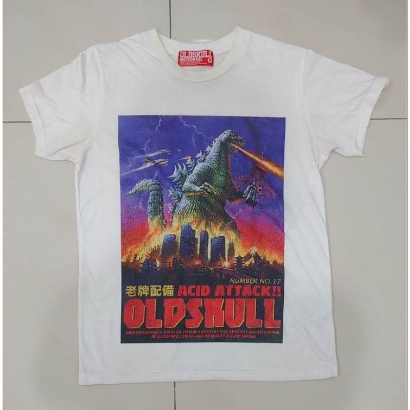 OLDSKULL MOTOROIL CLOTHING ACID ATTACK T-SHIRT