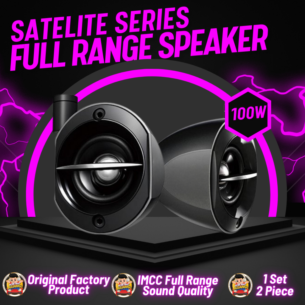 Car Full Range Speaker Satelite Speaker Full Range Speaker Bawal Hitam Satellite Speaker Car