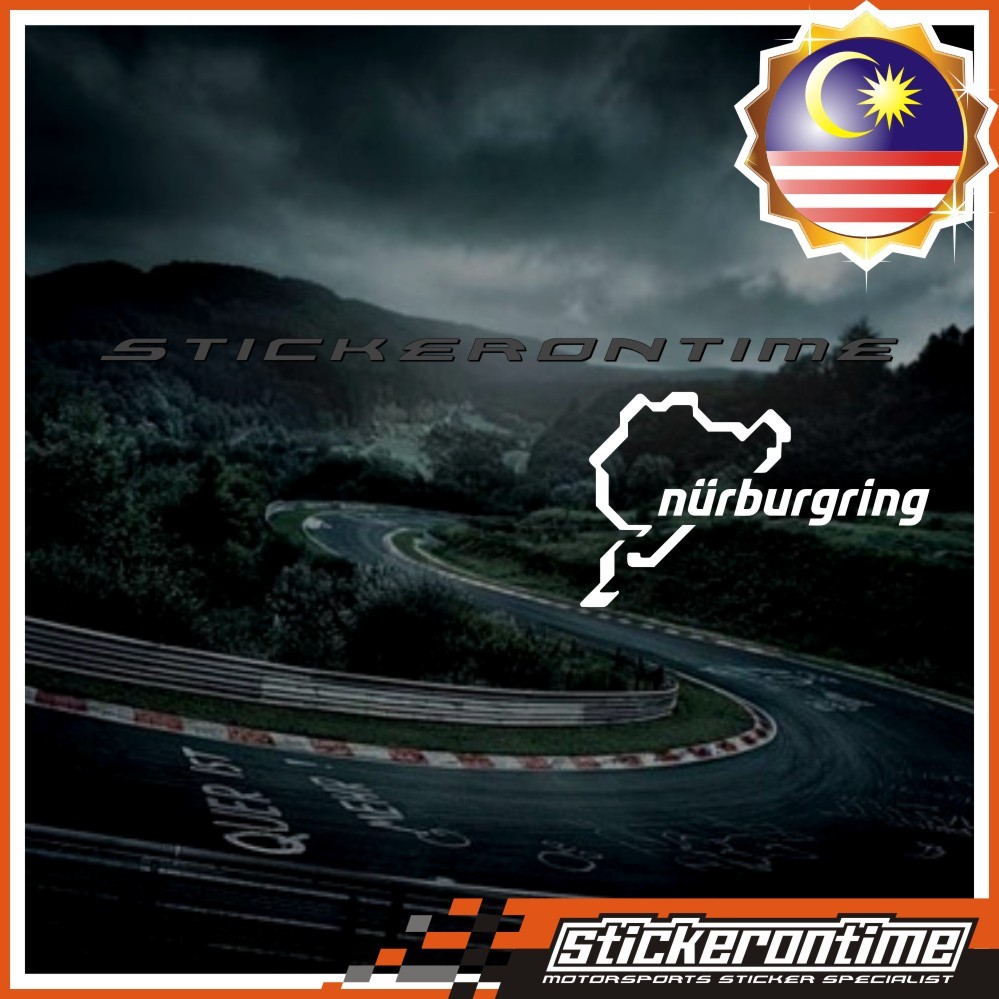 Car Sticker NURBURGRING Bmw m3 m5 Honda civic Lexus GTR skyline