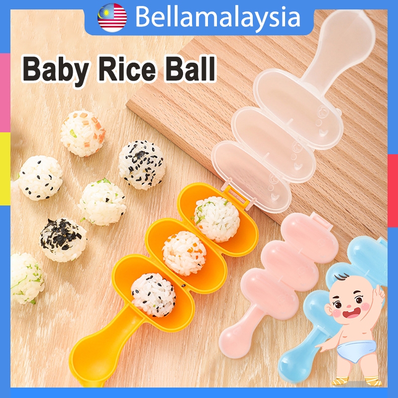Bella Baby Rice Ball Maker Shaker Baby Children Kitchen Meal Sushi Maker DIY Rice Ball Mold