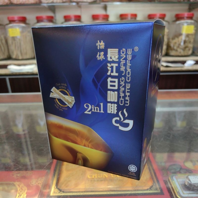怡保长江白咖啡 2in1 30gm x 10's IPOH CHANG JIANG WHITE COFFEE*