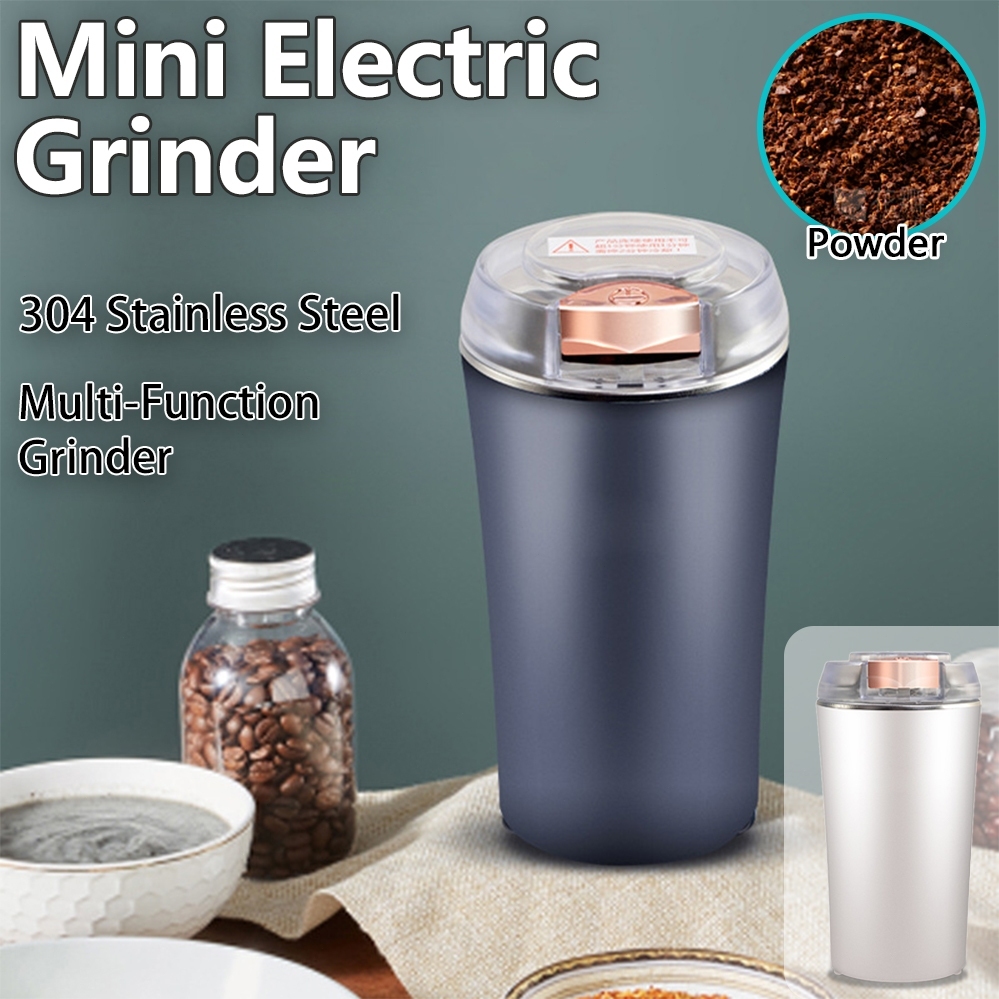 Portable Grinder 304Stainless Steel Mill Electric Grinder 200W Super Fine Powder Grinding Machine Coffee Nuts Spice17408