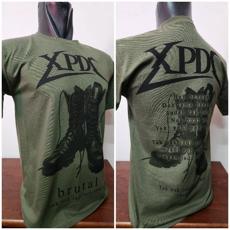 xpdc brutal_tak nak jadi soh chai (official merchandise)_grey & military green_RM90.00_Whtsp 013 6897380