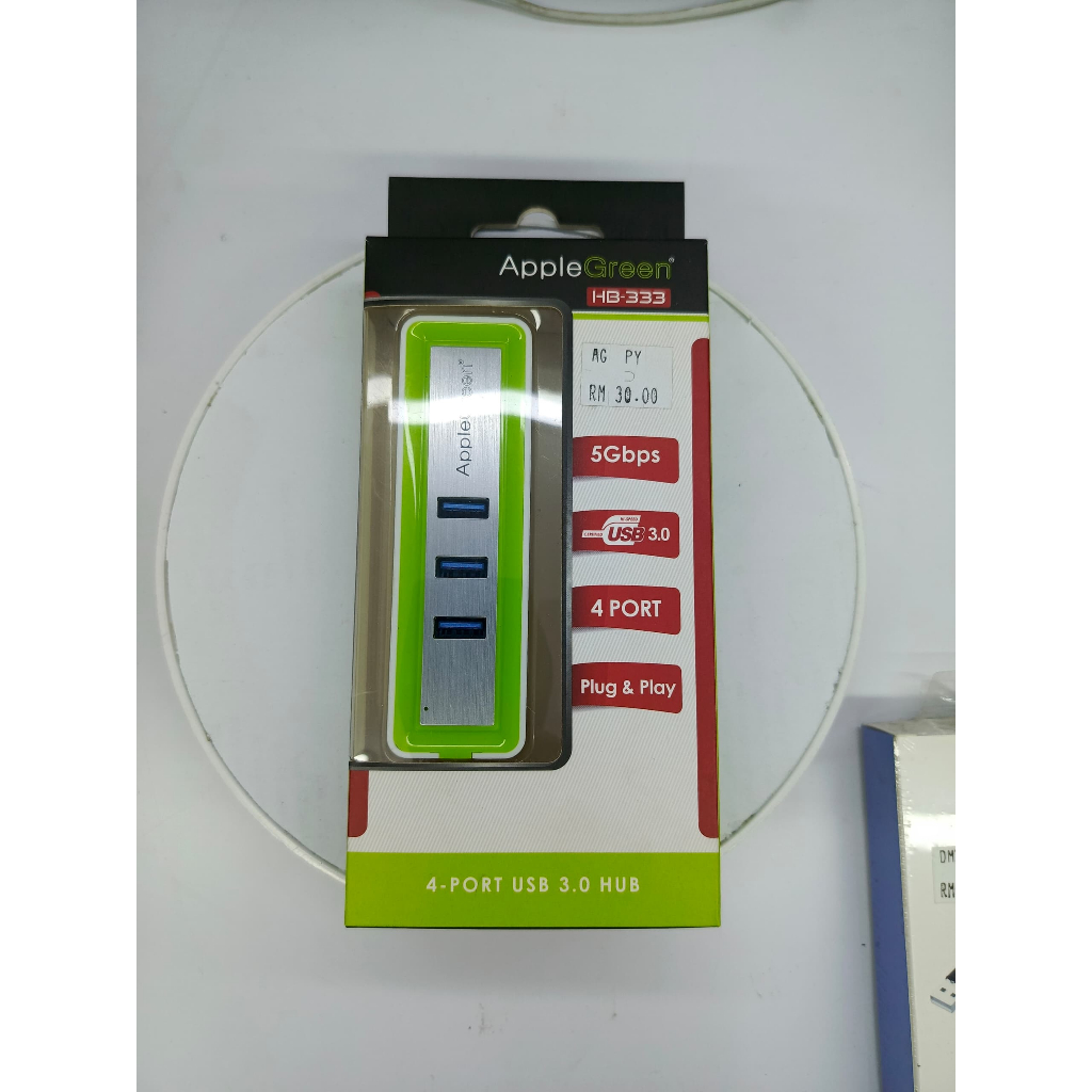 Apple Green HB-333 4 Port USB 3.0 HUB