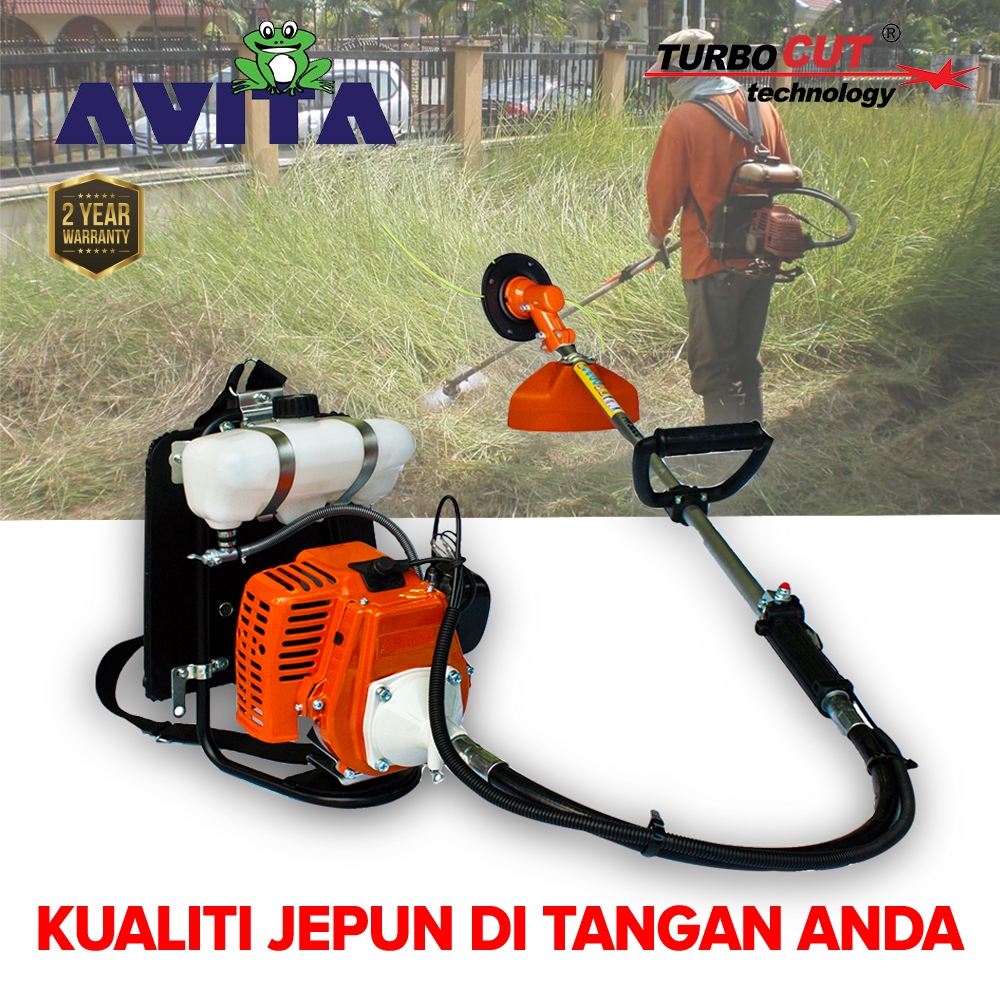APACHE/BRAVADO/WINAS BG328 MAX Heavy Duty Mesin Potong Rumput | Backpack Brush Cutter | Grass Trimmer | 2 TAHUN WARRANTY