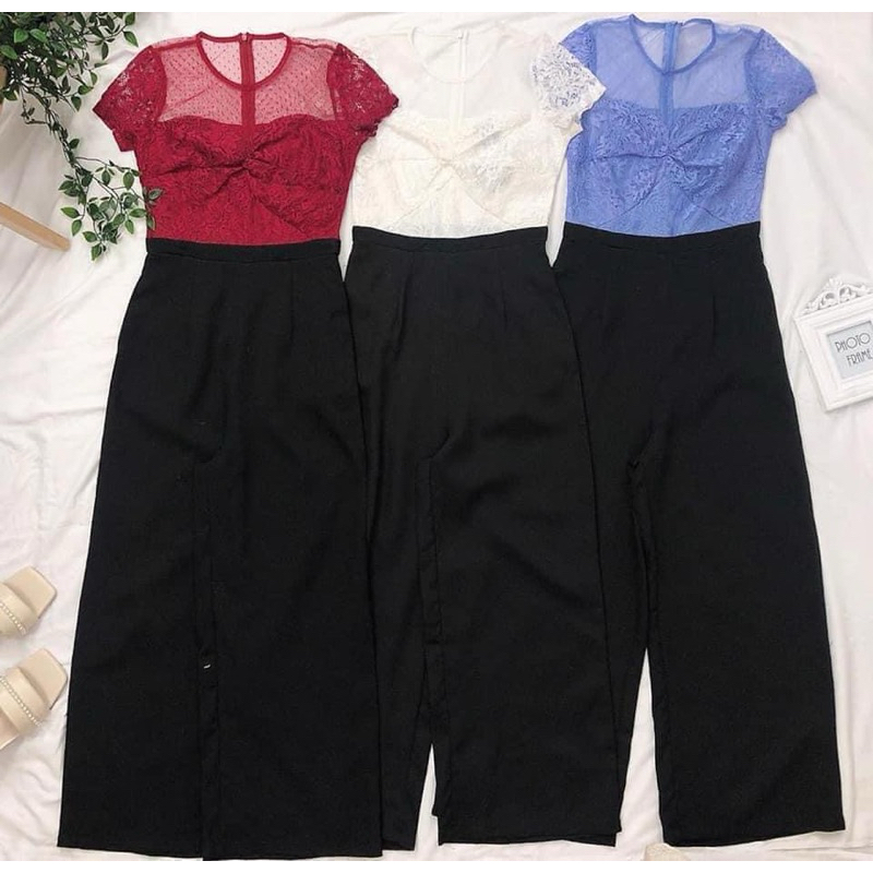 DISSC Brand 19441 Premium Quality Lace Long Jumpsuit (CNY)