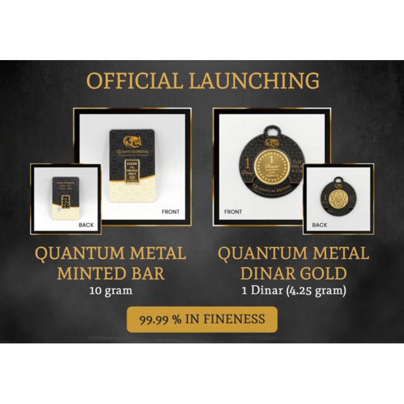 Quantum Metal QM Golbar (Au 999.9) 24K