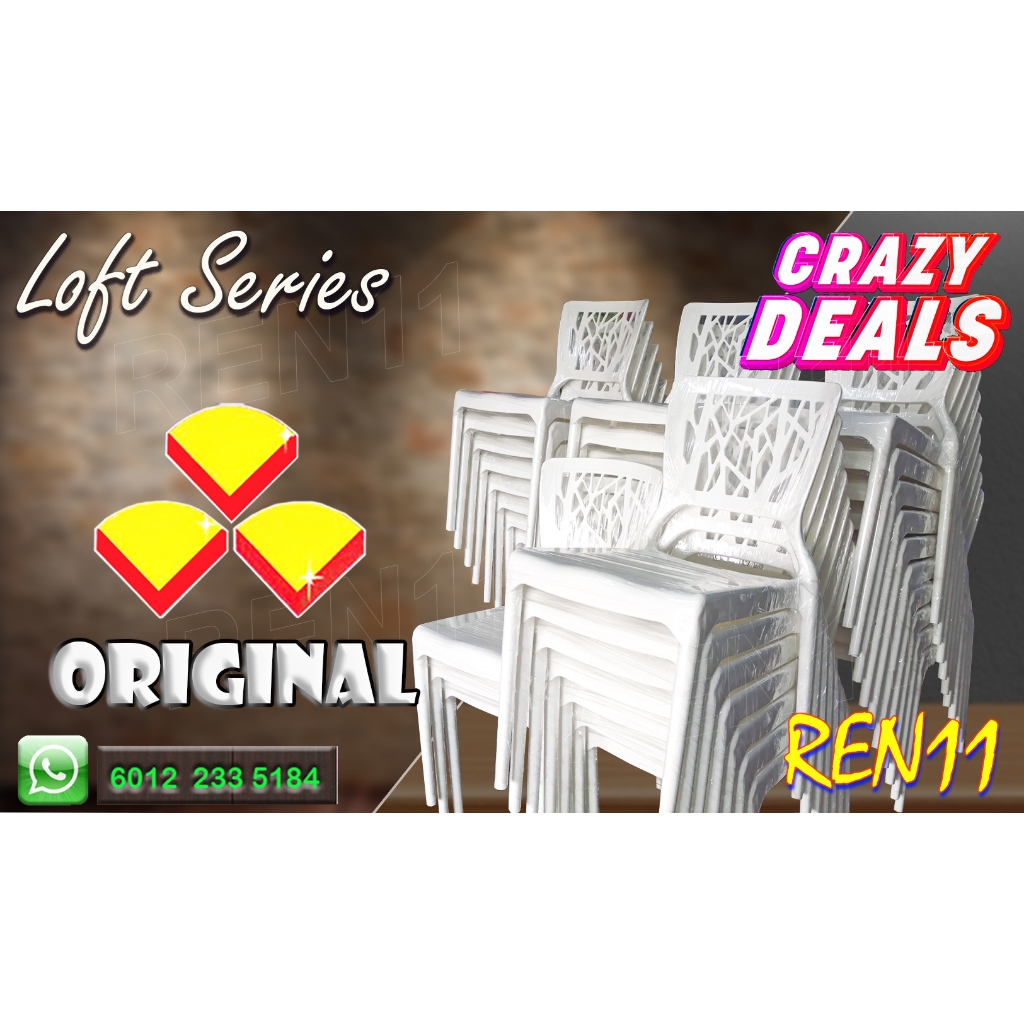 Plastic Chair,Design Chair,kerusi makan ,Cafe Chair,Dining Chair,Dining Furniture, Klang Valley only