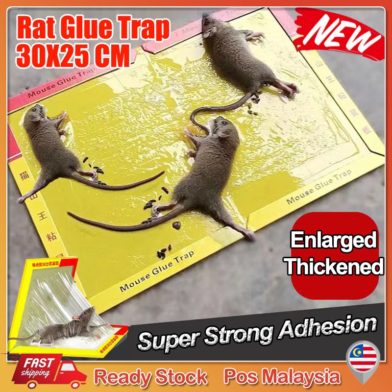 Super Glue Mouse Trap Snake Bugs Rat Mice Catcher Board Foldable Pest Control Pad Perangkap Tikus 抓鼠器