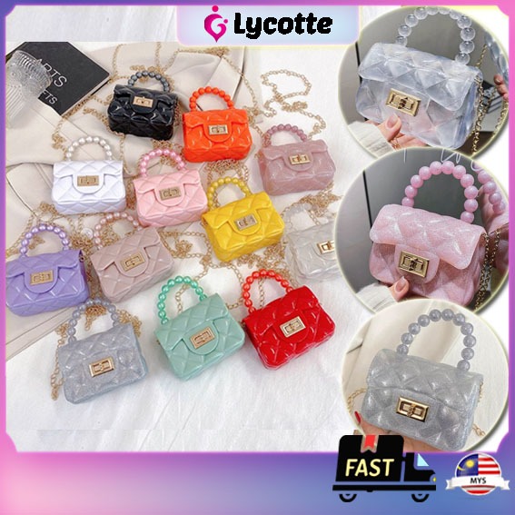 LYCOTTEmy Sling 09KS mini jelly bag sling bag handbag shoulder bag beg anak perempuan beg mini wanita lady bag women