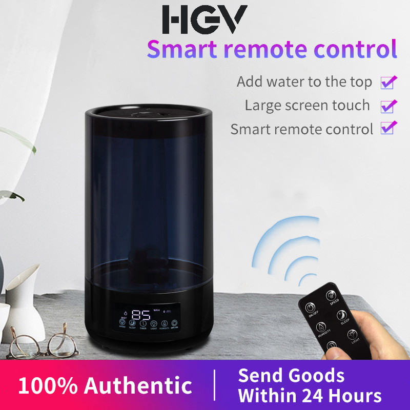 HGV Smart Humidifier 4.5L Large Capacity Air Humidifier With Remote Control Diffuser Humidifier