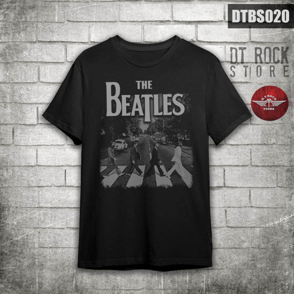 [ READY STOCK ] T-Shirt The Beatles Abbey Road Album Tee - Band - fashion - Streetwear