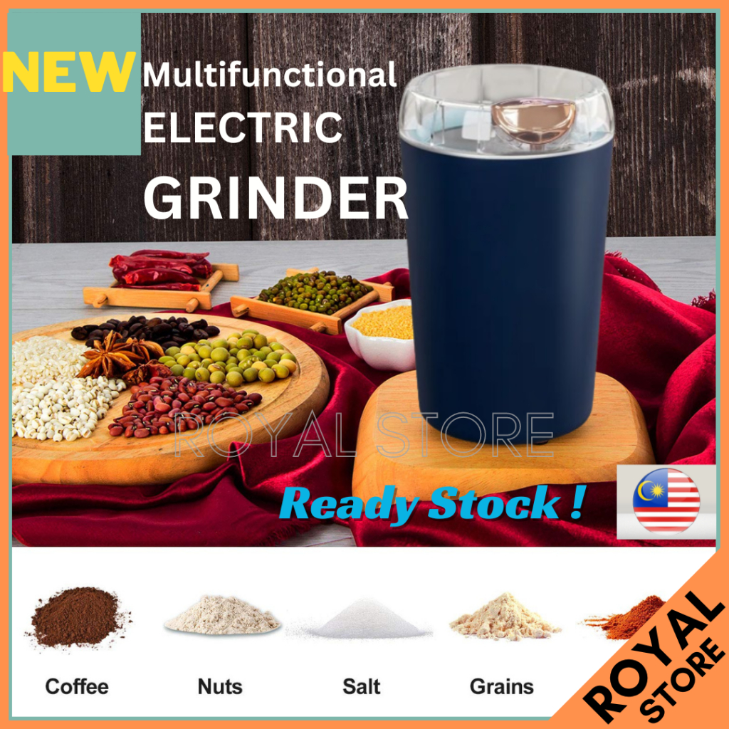 Mini Electric Blender Mill Grinder SuperFine Powder Grinding Machine Coffee Bran Nuts Spices Flour Mesin Pengisar Serbuk