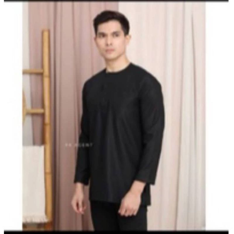 Kurta lelaki Dewasa( tanpa kolar )kine cotton