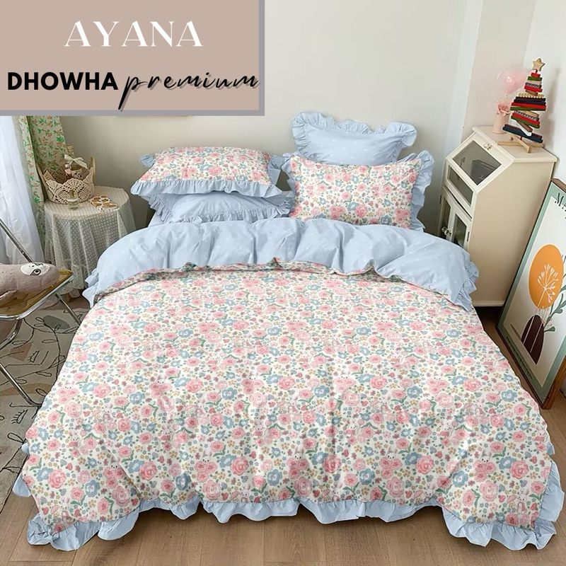 2025 Cadar Corak Baru 4 in 1 KIng Queen Single Getah Keliling Bedsheet Fitted Design Baru Designs Hiasan Bilik