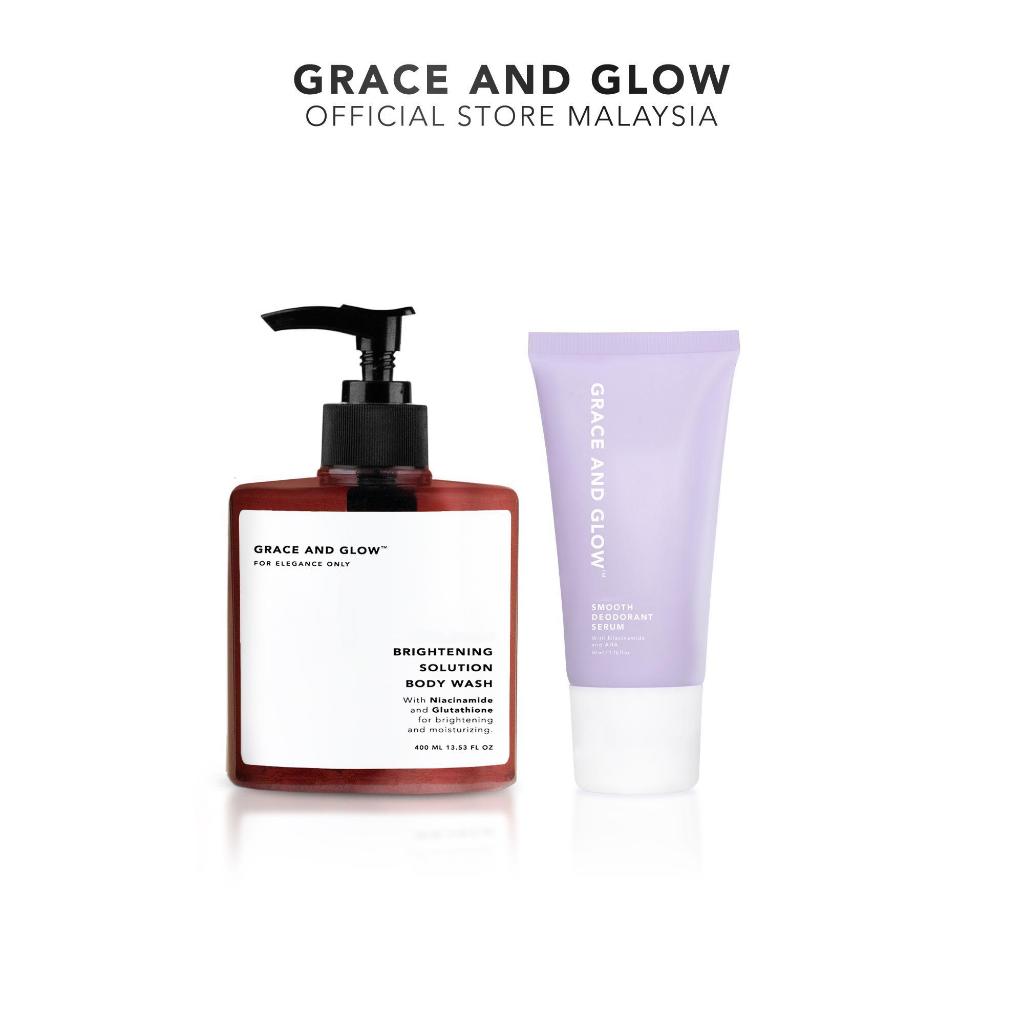 Grace and Glow Black Opium Body Wash + Black Opium Smooth Deodorant Serum for Brightening