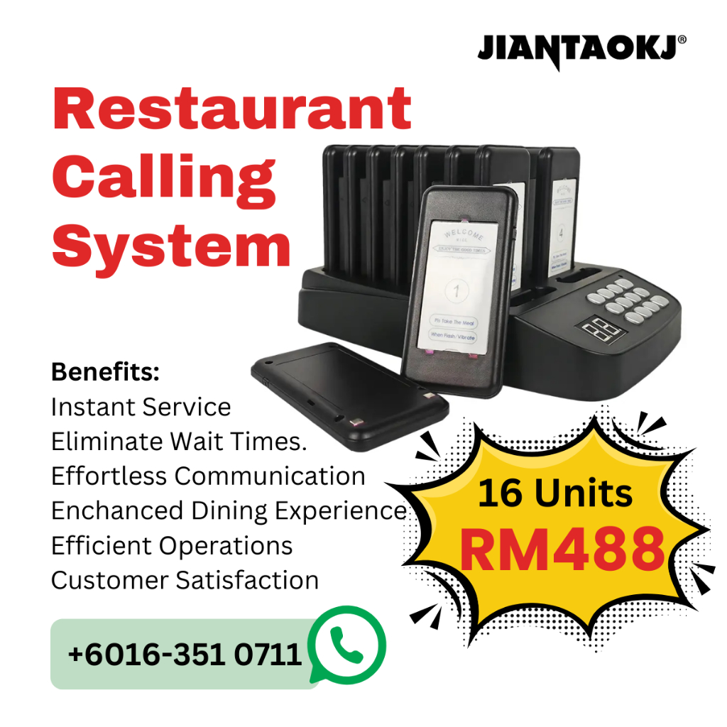 Restaurant Calling System (16 units) // Order Caller // Food Caller // Labor Shortage helper