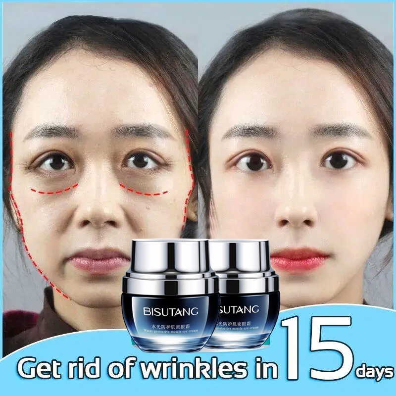 Eye Cream Dark Circles eye bag remover eye care Anti Aging wrinkle Remove Fine Lines Fat Particles Krim mata Brightening