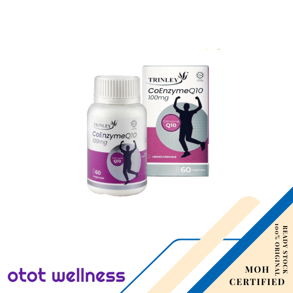 Trinley Coenzyme CoQ10 100mg 60's / 2x60's (Vege Caps)