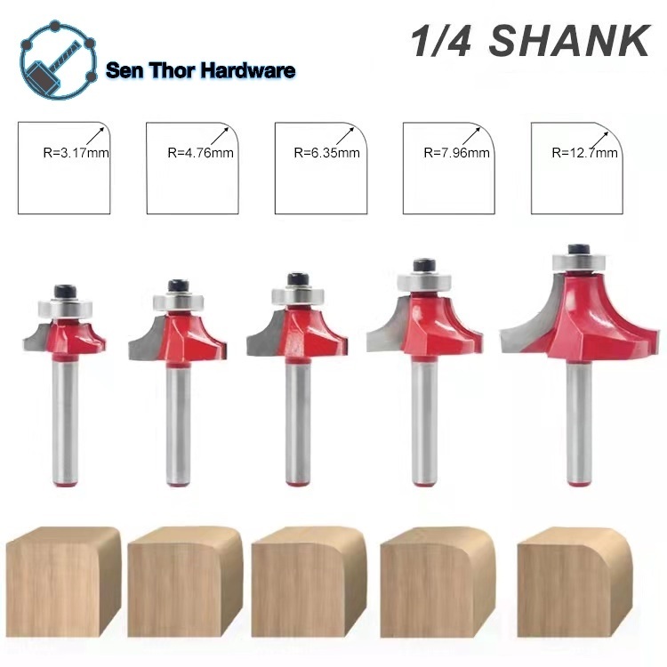 Corner Round Over Router Bit 1/4Shank 圆角铣刀