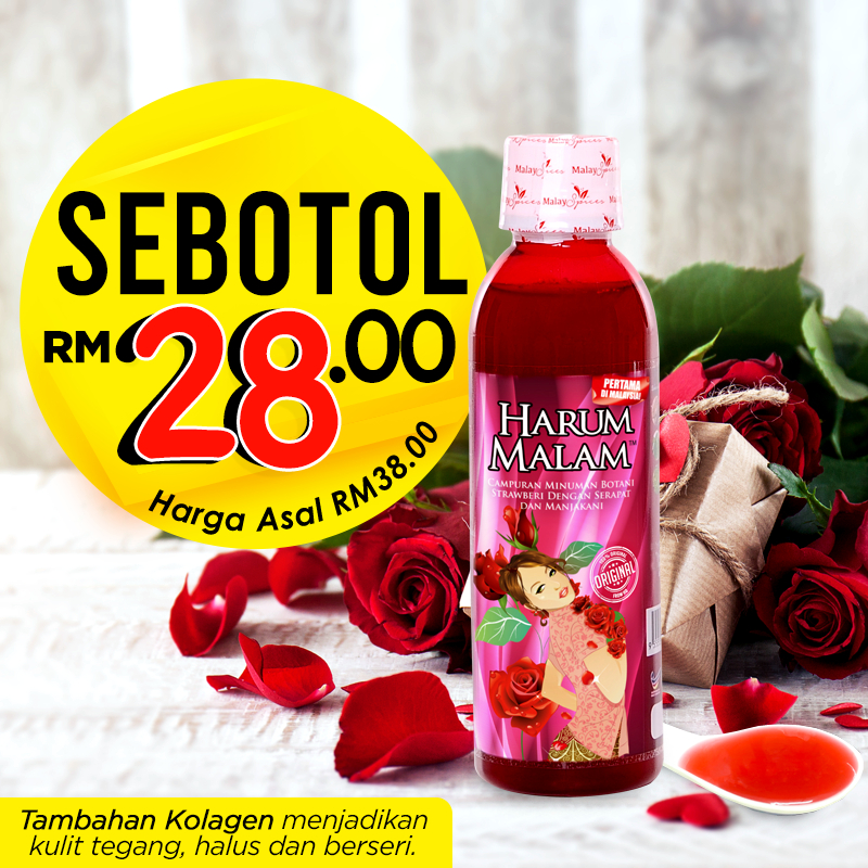 1 BOTOL JUS HARUM MALAM EXTRA COLLAGEN ORI HQ/PERAPAT MANJAKANI KACIP FATIMAH/COLLAGEN/ANTI-AGEING