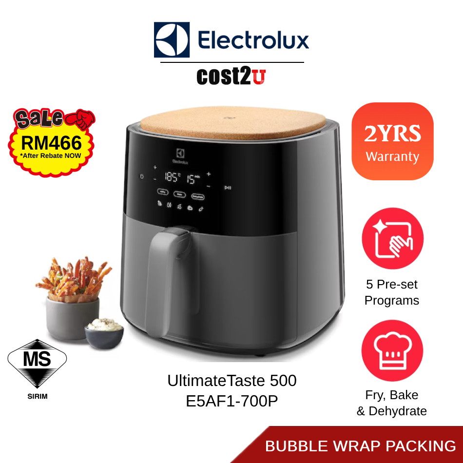 [New] Local Malaysia XL Size Healthy Fry Digital Air Fryer 6.8L Food Dehydrator Baking Oven Ketuhar Murah Panasonic 空气炸锅