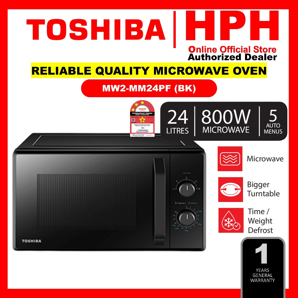 Toshiba Microwave Oven (21L / 24L) MW2-MM21PF / MW2-MM24PF