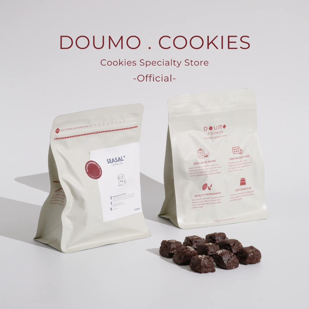 Sea Salt Chocolate Chips Cookies - 150g (Ready Stock) - *Doumo Cookies*